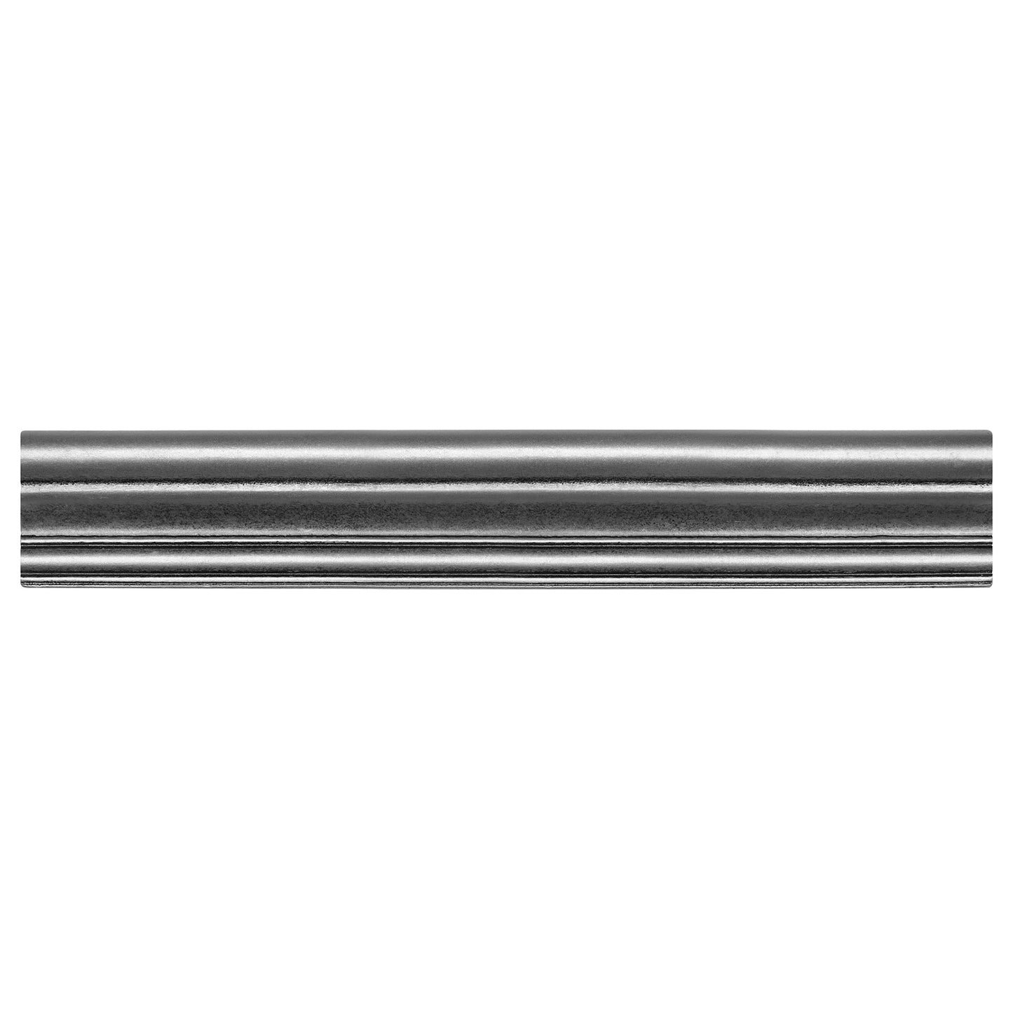 Trendy Metal Decorative Chair Rail Accent Tile Pewter 2"x12" ( 5 Linear Foot )