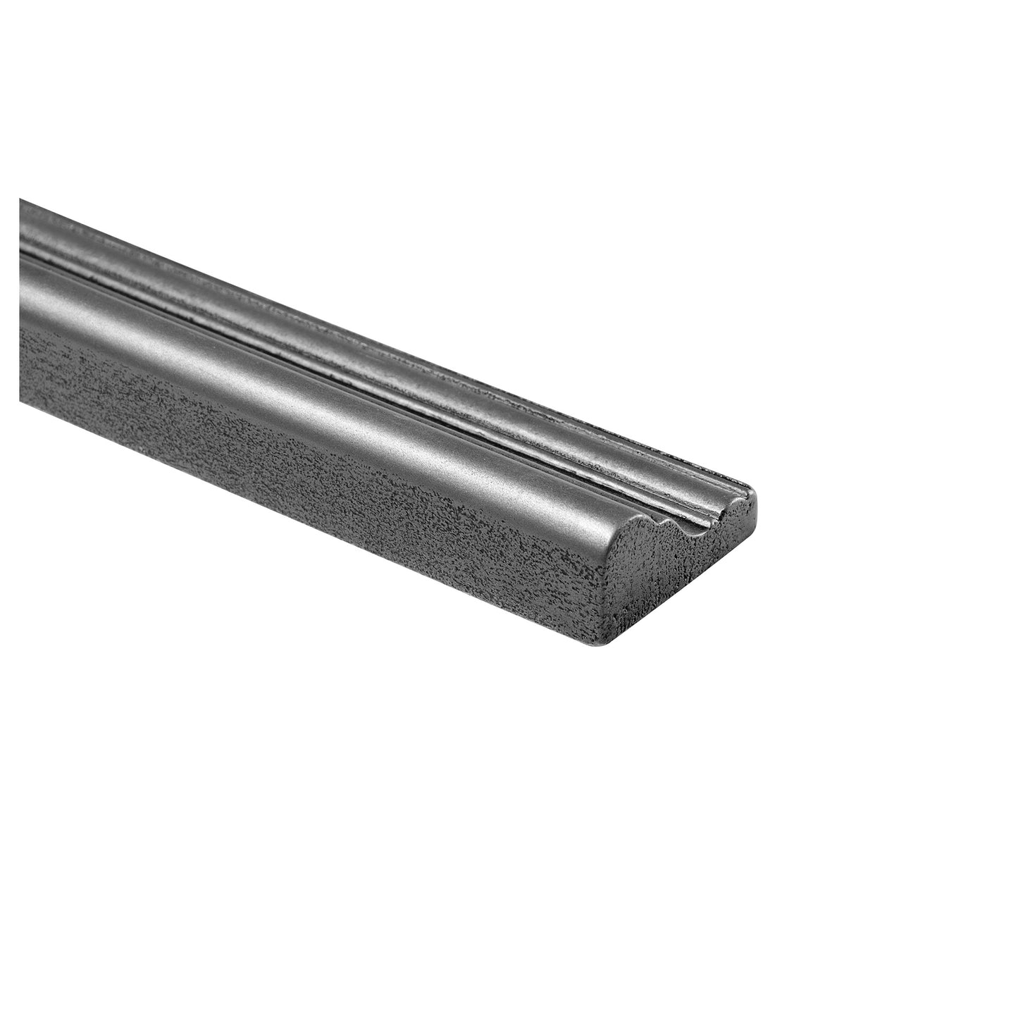 Trendy Metal Decorative Chair Rail Accent Tile Pewter 2"x12" ( 5 Linear Foot )