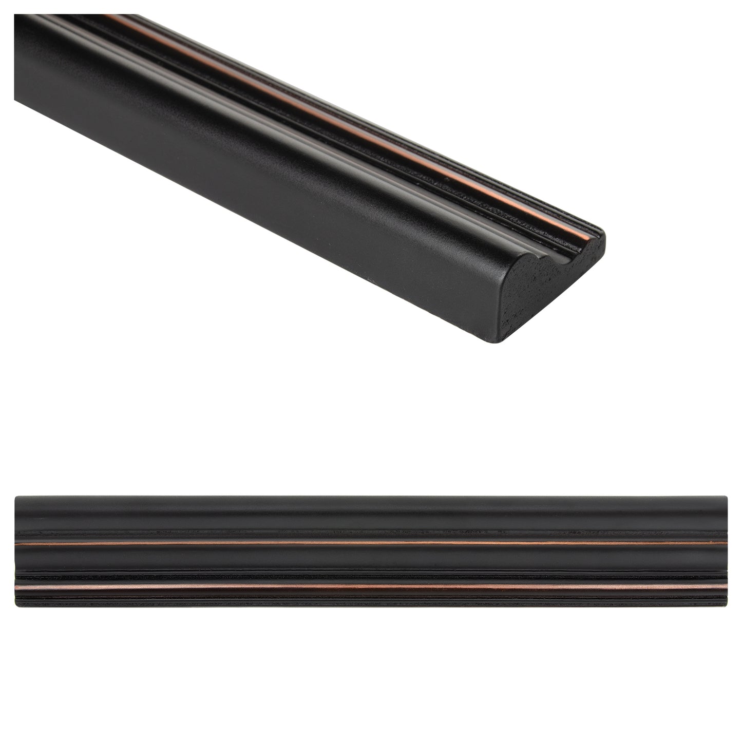 Trendy Metal Decorative Chair Rail Accent Tile Oil Rubbed Bronze 2"x12" ( 5 Linear Foot )