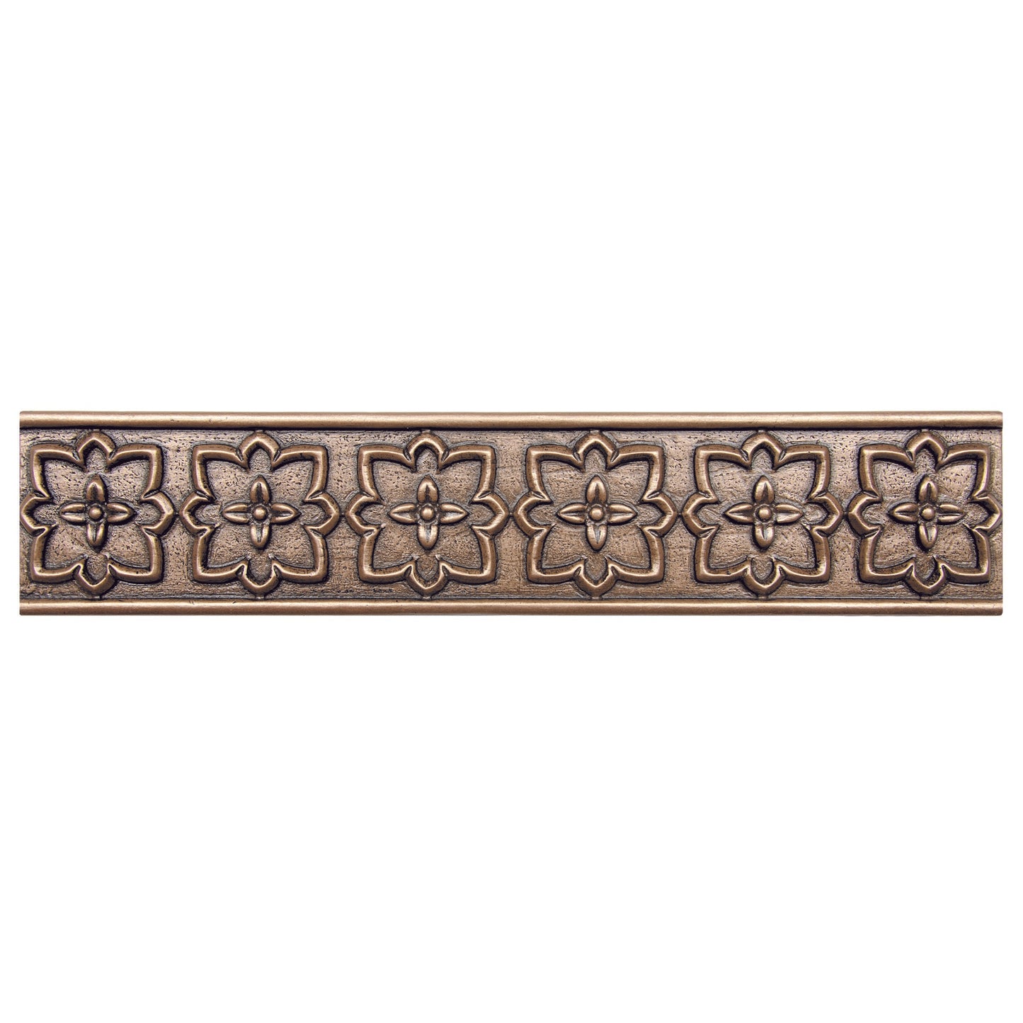 Crown Decorative Border Tile 2 1/2"x12" Bronze (Pack of 5 )