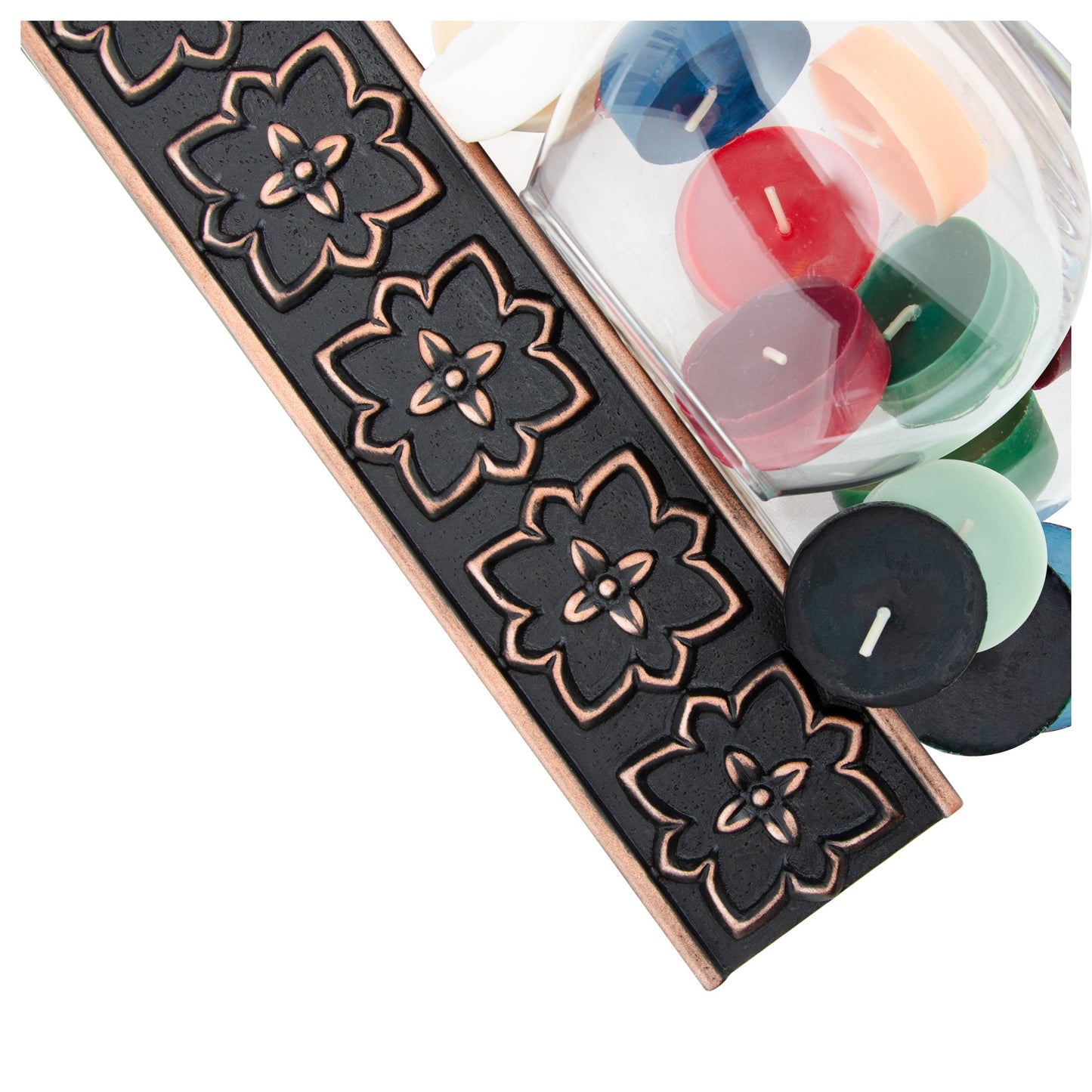 Crown Decorative Border Tile 2 1/2"x12" Oil Rubbed Bronze (Pack of 5 )