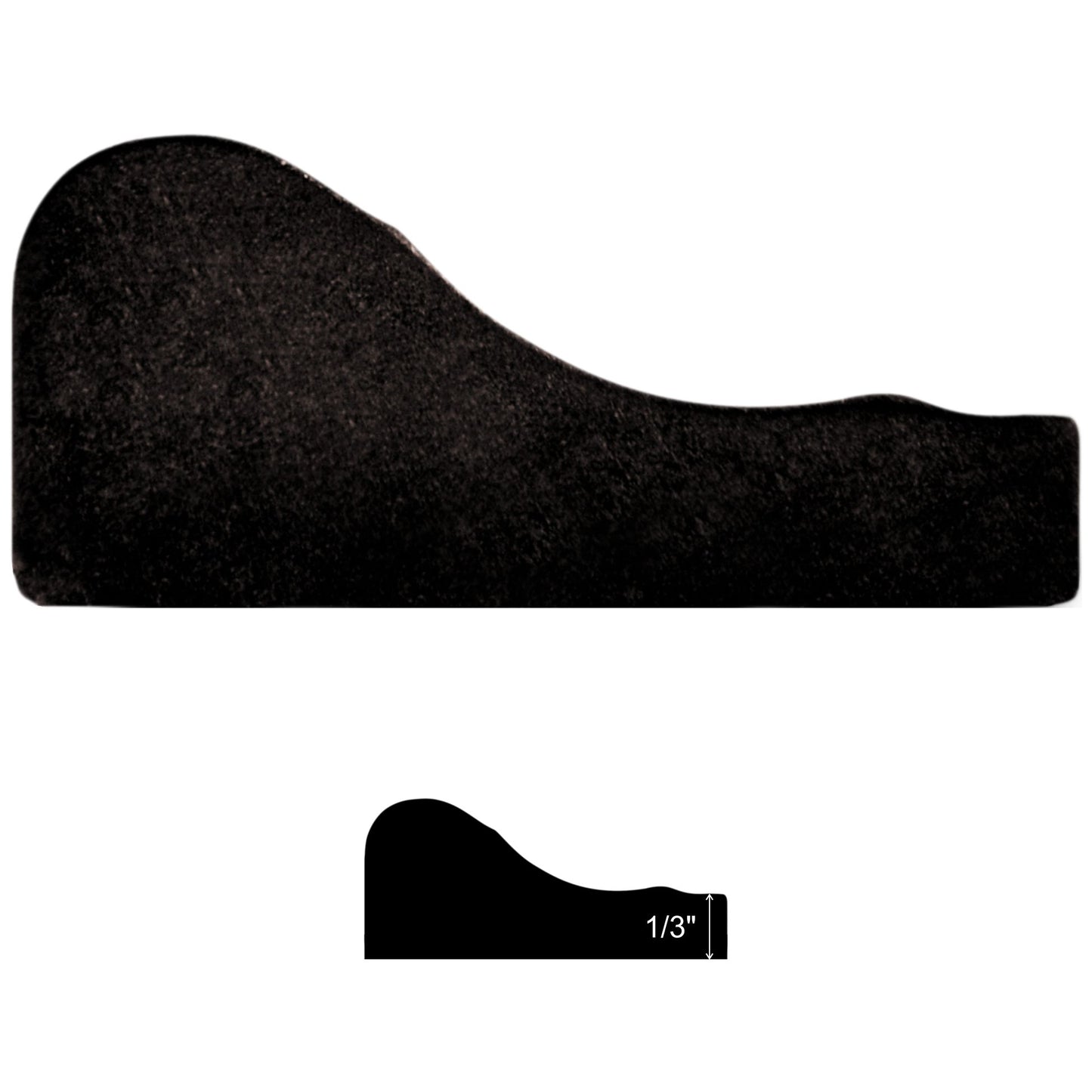 Universal Metal Decorative Chair Rail Accent Tile Oil Rubbed Bronze 1.6"x12" ( 5 Linear Foot )