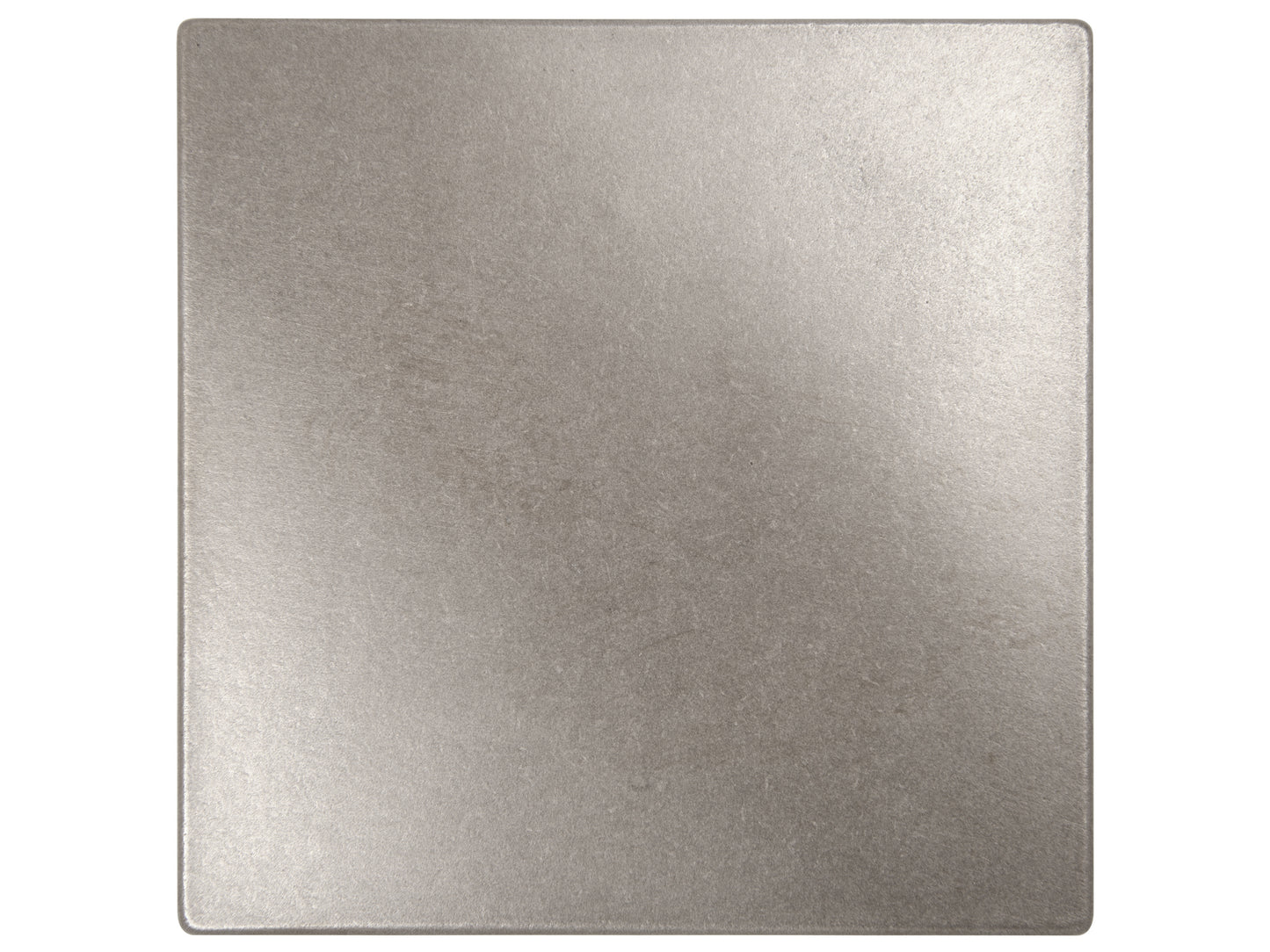 Plano Metal Insert Tile Brushed Nickel 2x2 ( PACK OF 8 PIECE )