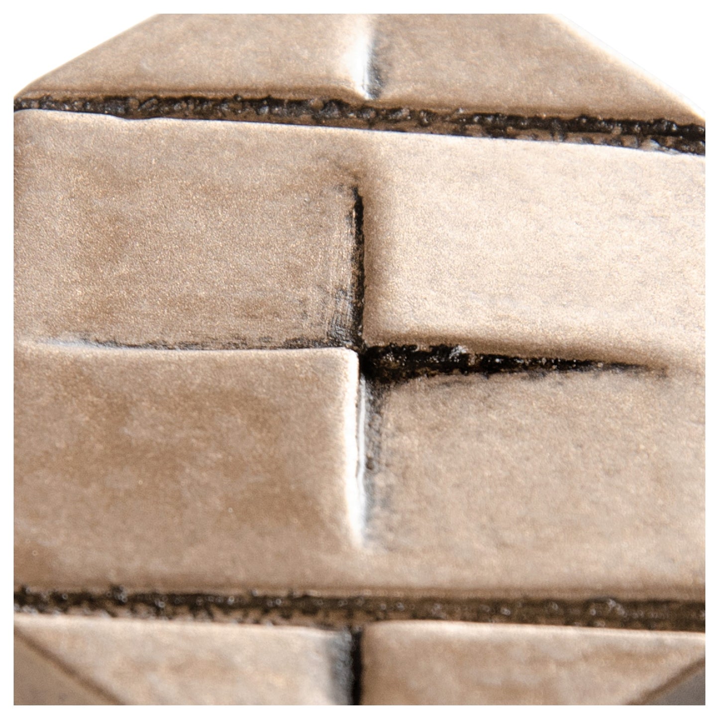 Origami Metal Insert Tile Bronze 2x2 ( PACK OF 8 PIECE )