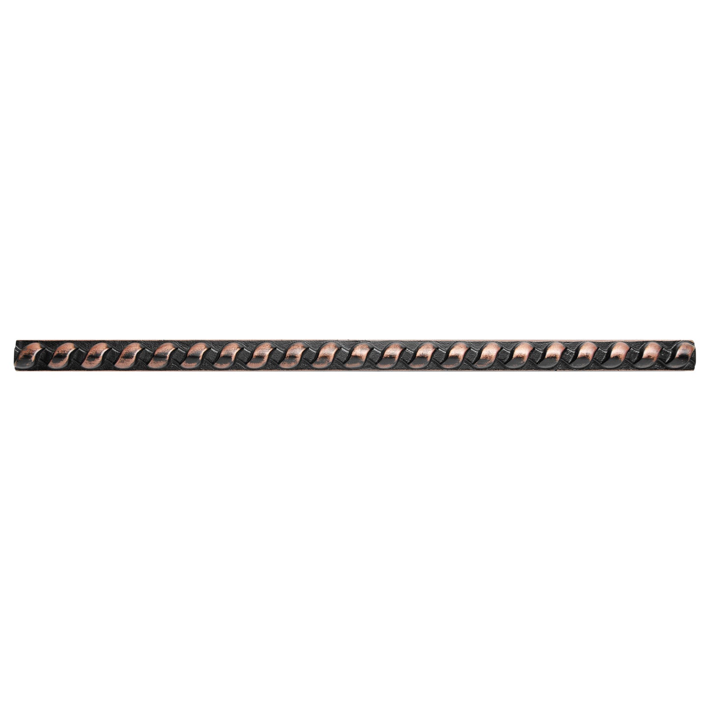 Rope Decorative Liner Oil Rubbed Bronze Nickel Tile Trim 1/2 x 12 ( PACK OF 5 PIECE )