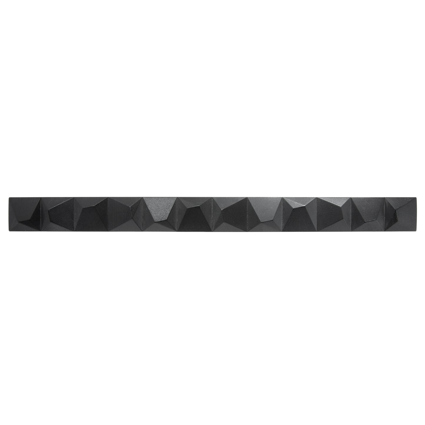 Shapes Decorative Metal Border Liner Tile Trim Matt Iron Black 1.2" x 12" ( PACK OF 5 PIECE)