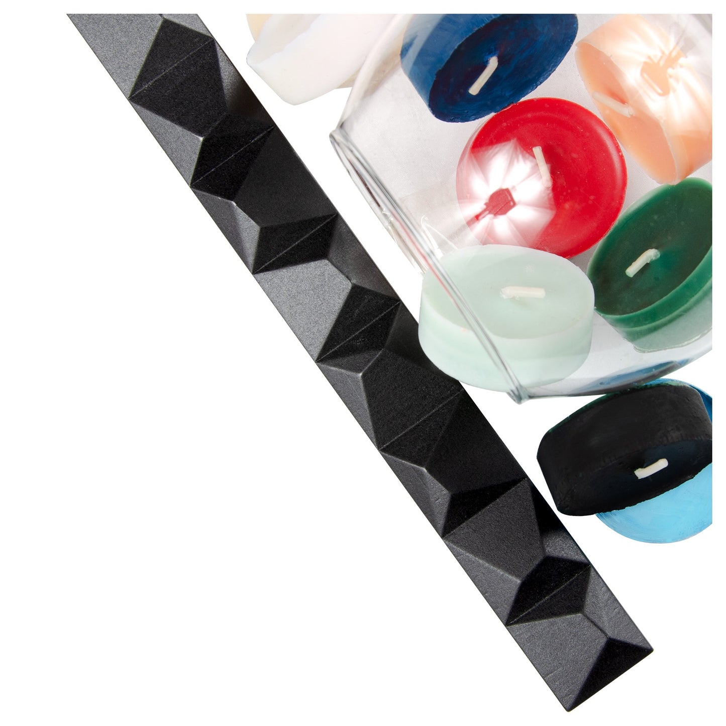 Shapes Decorative Metal Border Liner Tile Trim Matt Iron Black 1.2" x 12" ( PACK OF 5 PIECE)