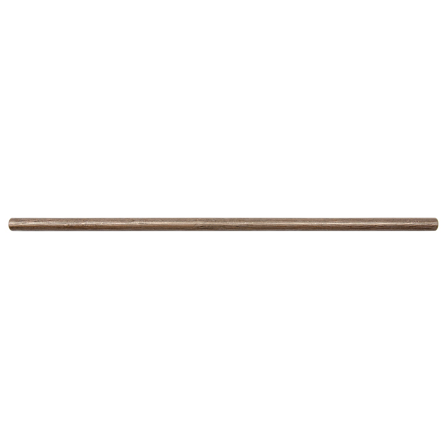 Oak Textured Bronze 3/8 in. x 12 in. Matte Metal Pencil Liner Wall Tile Trim (5 Linear Foot/Case)