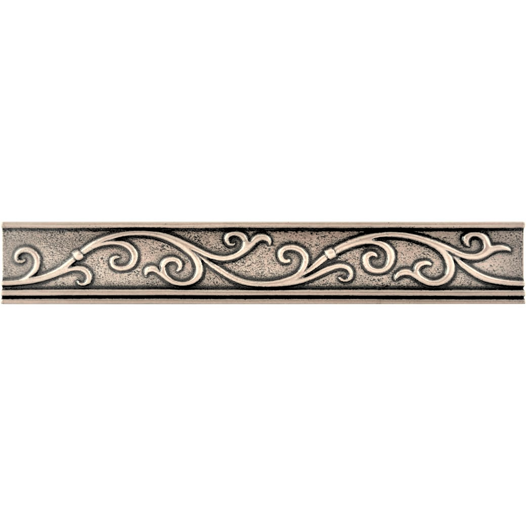 Cypress Metal Border Liner Tile Bronze 1 3/4 x 12 ( PACK OF 5 PIECE )