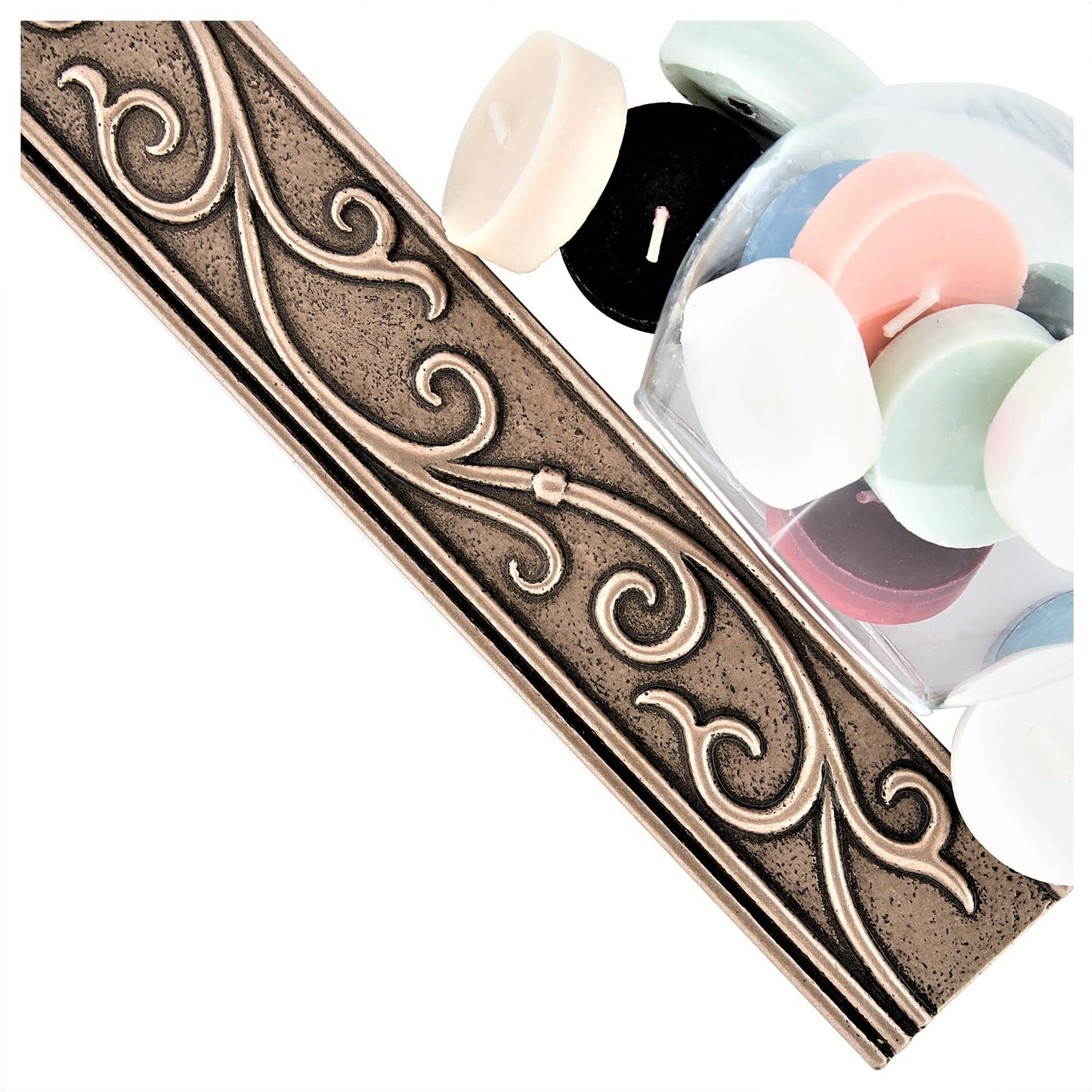 Cypress Metal Border Liner Tile Bronze 1 3/4 x 12 ( PACK OF 5 PIECE )