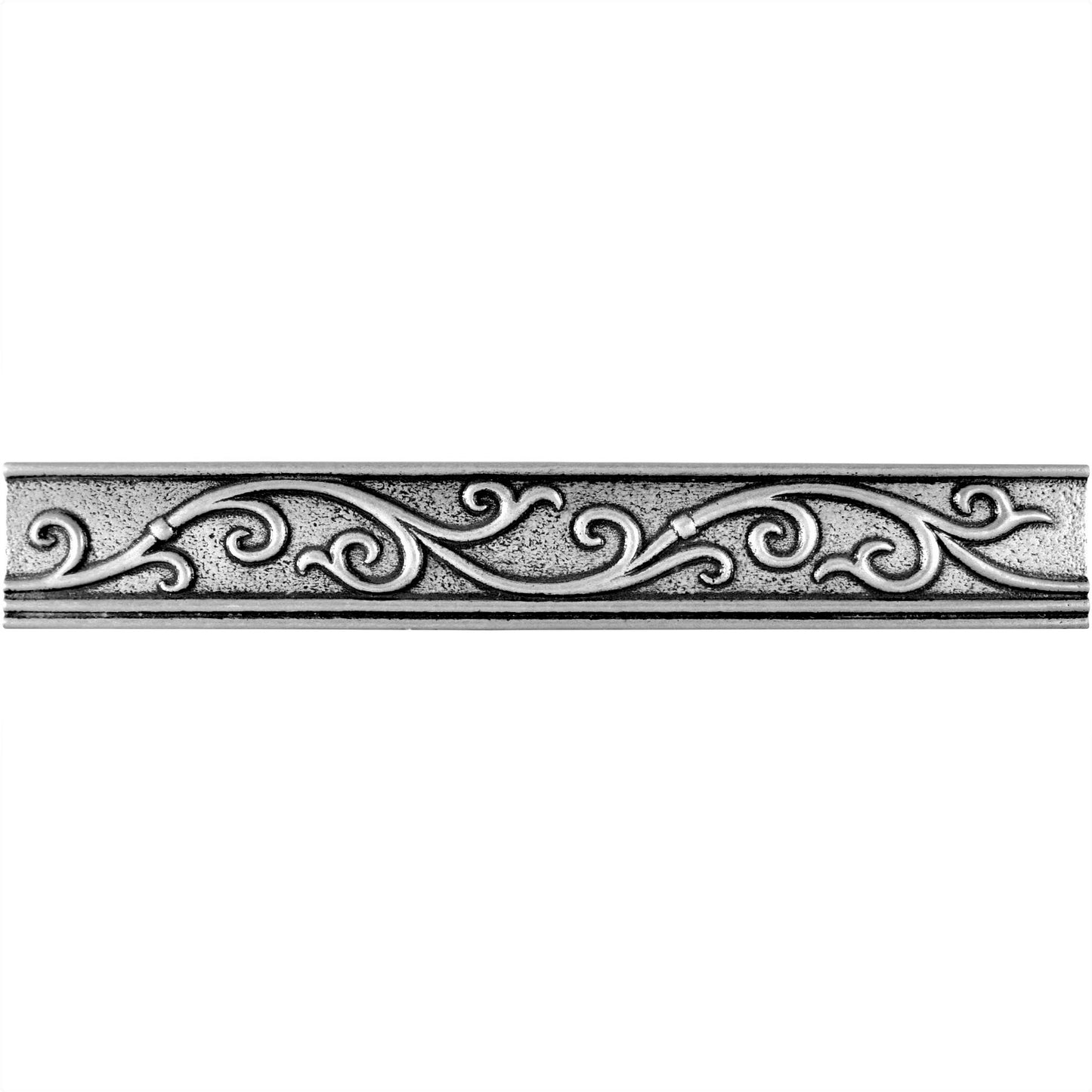 Cypress Metal Border Liner Tile Pewter Nickel 1 3/4 x 12 ( PACK OF 5 PIECE )