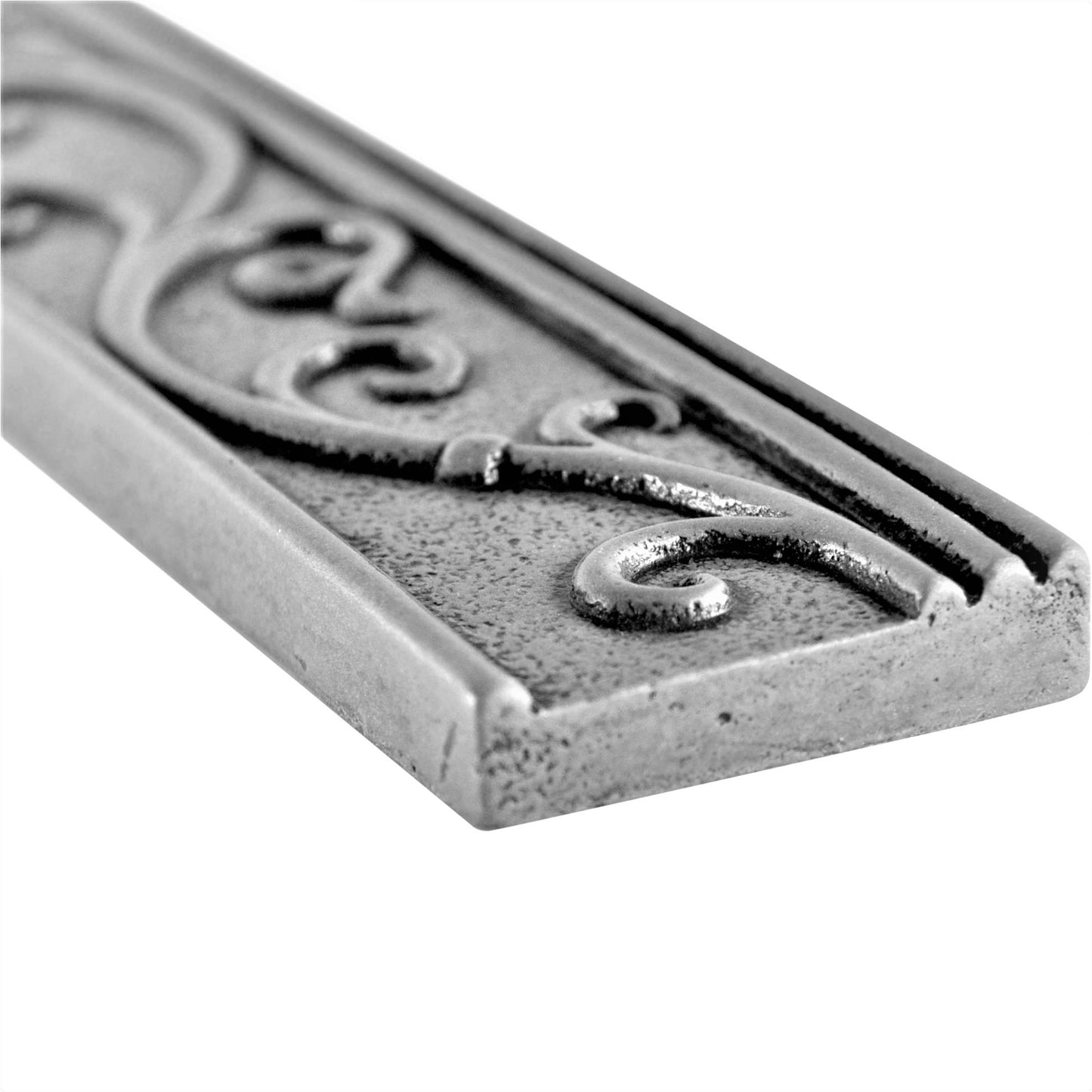 Cypress Metal Border Liner Tile Pewter Nickel 1 3/4 x 12 ( PACK OF 5 PIECE )