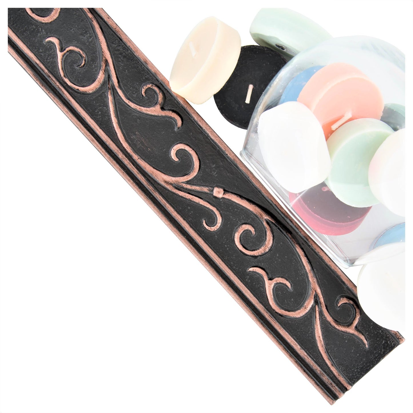 Cypress Metal Border Liner Tile Oil Rubbed Bronze 1 3/4 x 12 ( PACK OF 5 PIECE )