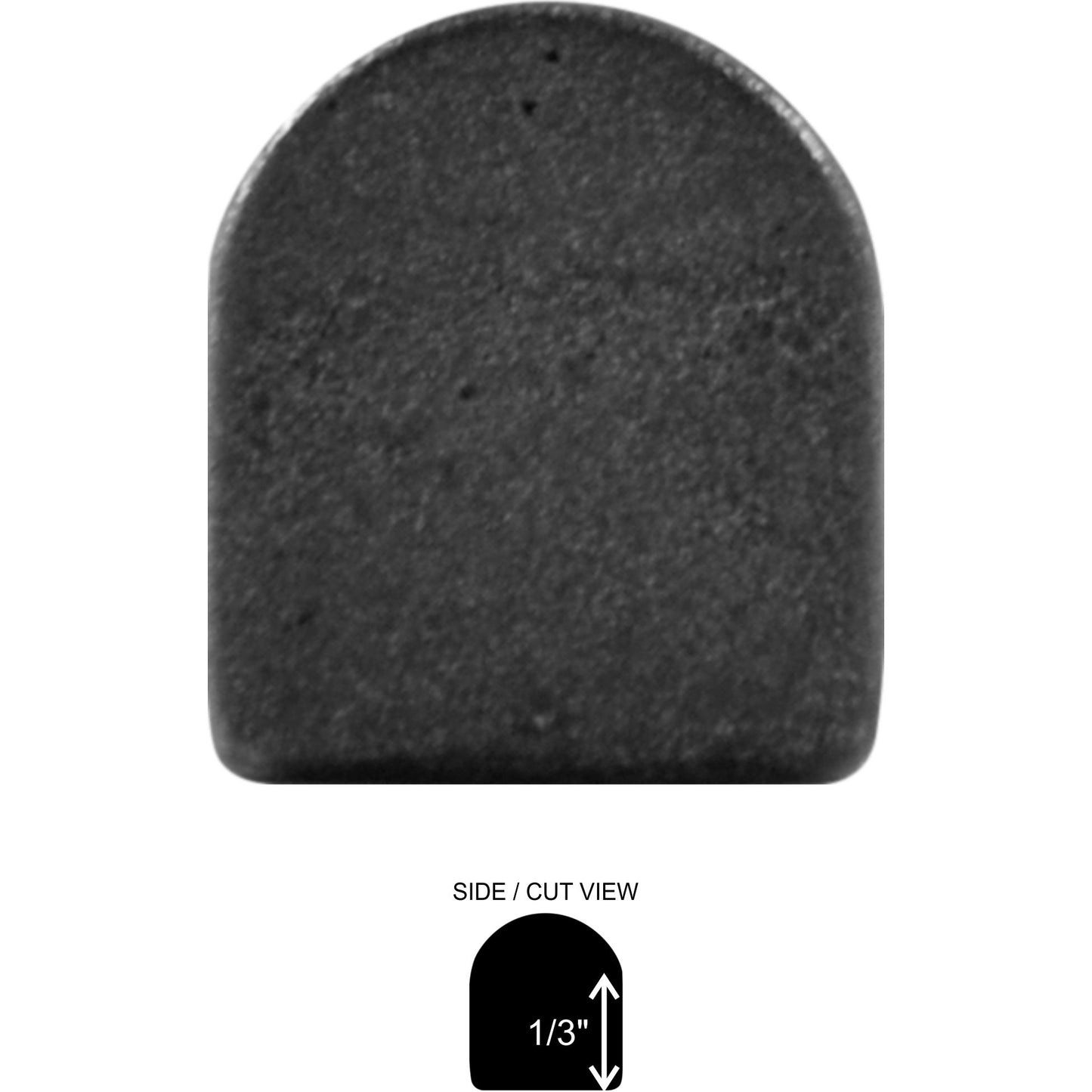 Universal Pewter Nickel 1/2 in. x 12 in. Matte Metallic Pencil Liner Wall Tile Trim (5 Linear Foot/Case)