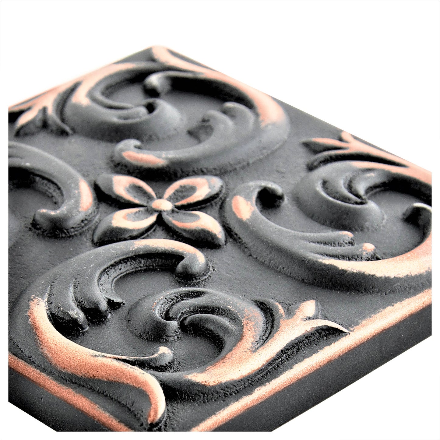 Moroccon Metal Insert Tile Oil Rubbed Bronze 2x2 ( PACK OF 8 PIECE)