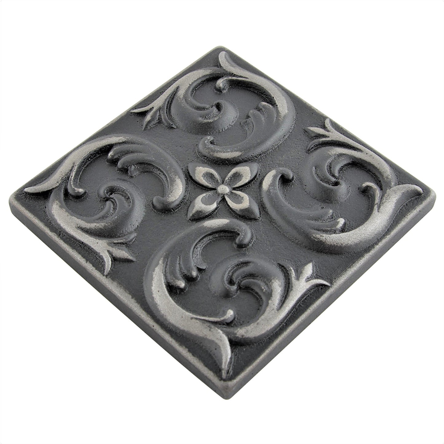 Moroccon Metal Insert Tile Wrought Iron 4x4 ( PACK OF 4 PIECE)