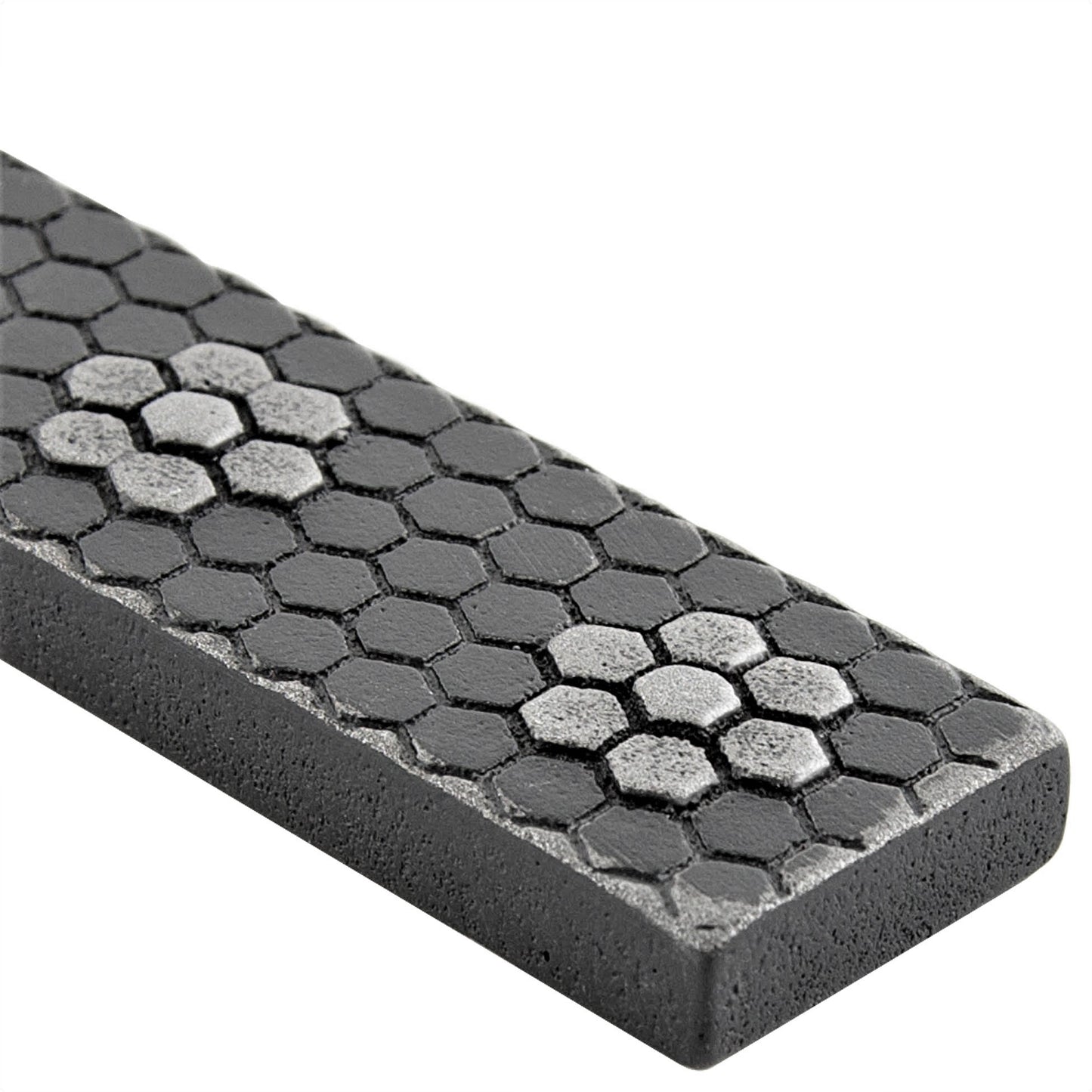 Floral Hex Tile Trim Matt Iron Black 1x6 (PACK OF 5 PIECE)