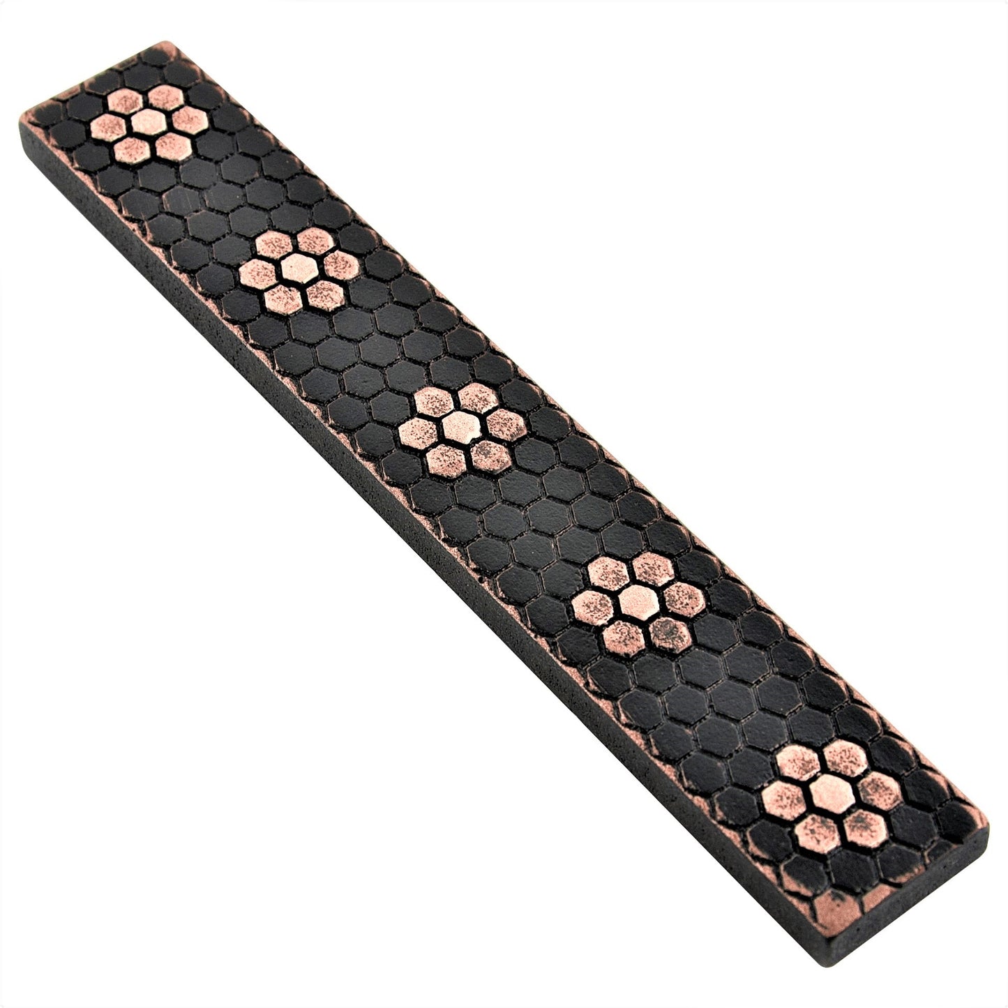 Floral Hex Tile Trim Oil Rubbed Bronze 1x6 (SET of 5)