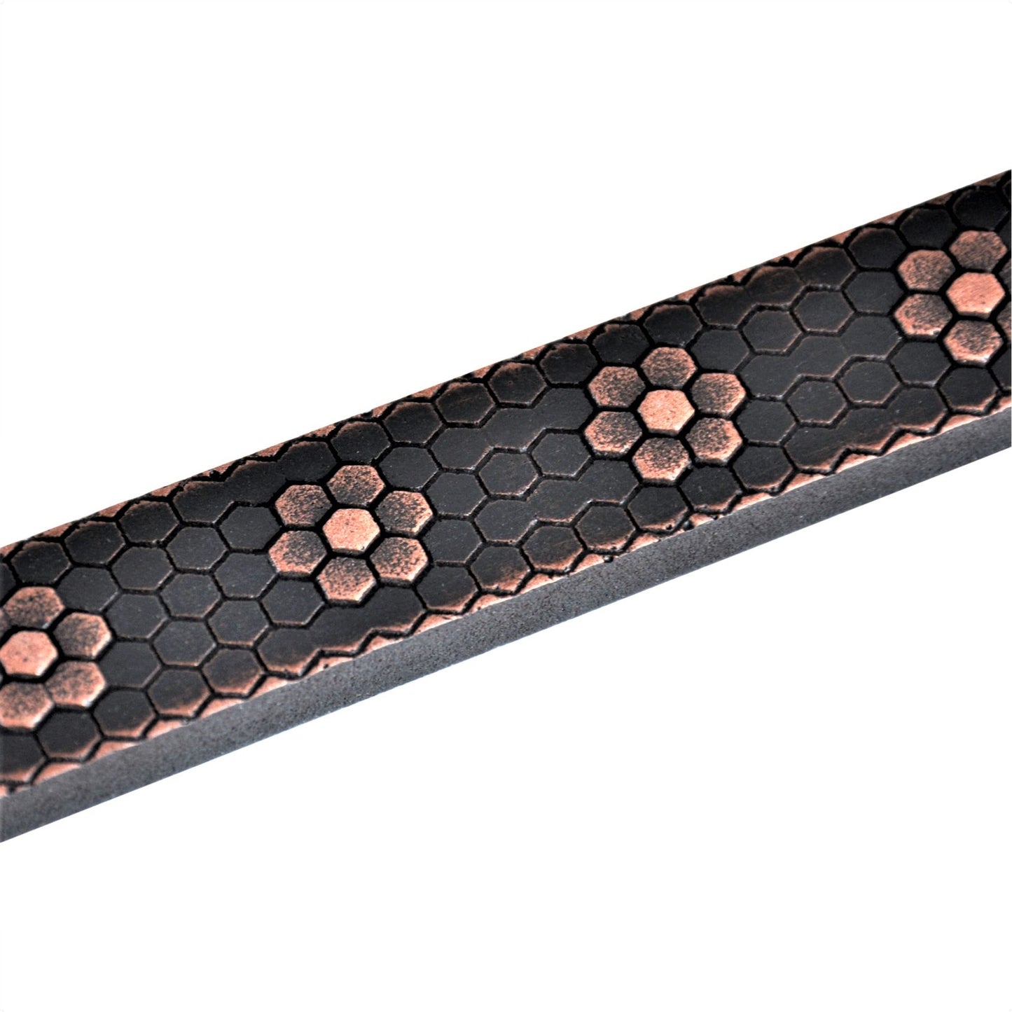 Floral Hex Tile Trim Oil Rubbed Bronze 1x6 (SET of 5)
