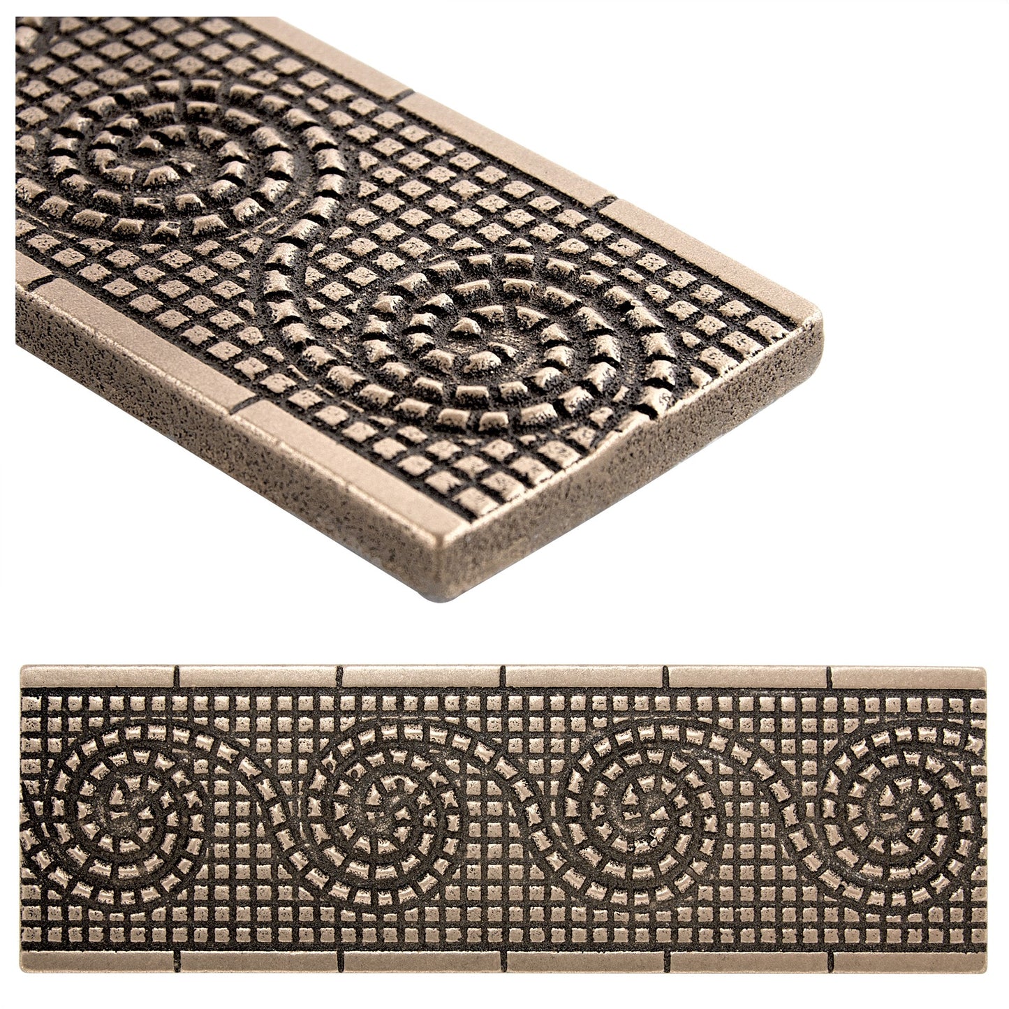 Wave Border Tile Trim Bronze 2x6 ( PACK OF 5 PIECE )