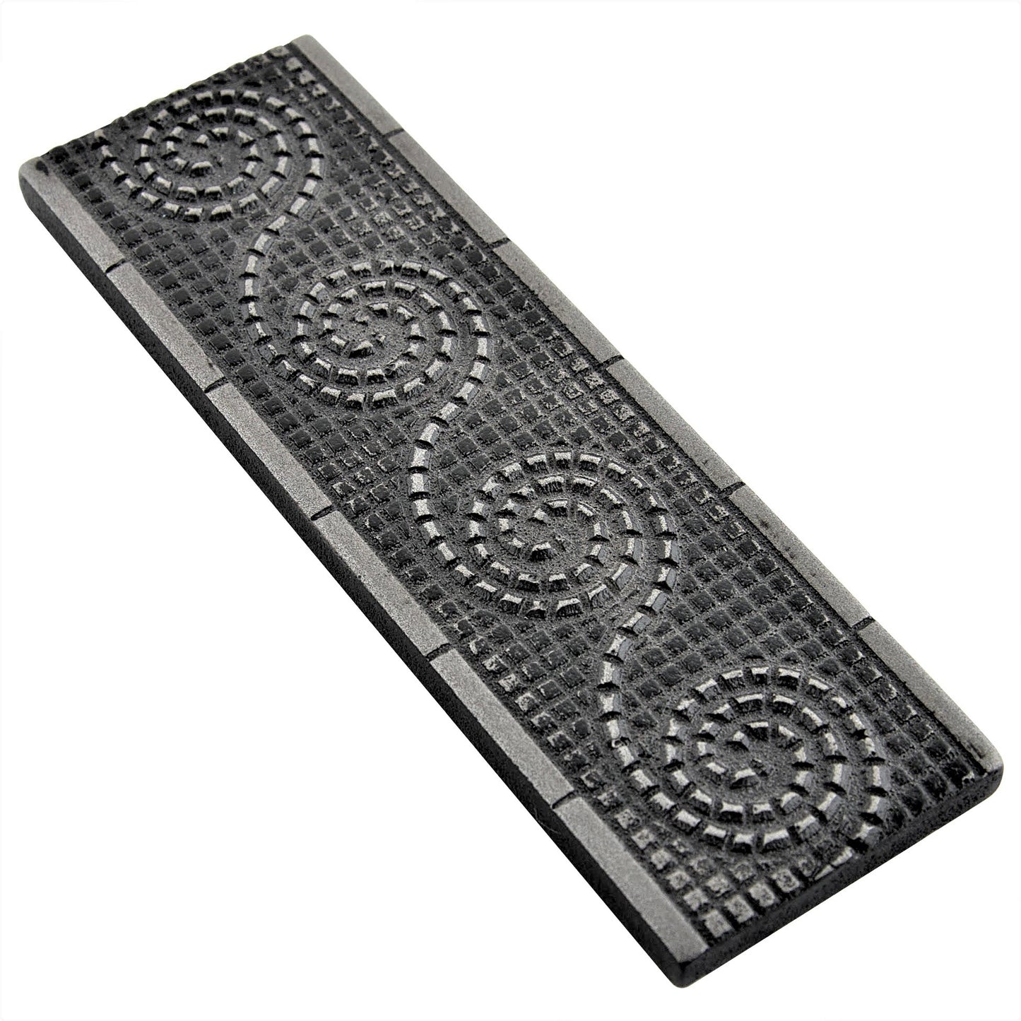 Wave Border Tile Trim Matt Iron Black Wrought Iron 2x6 ( PACK OF 5 PIECE )