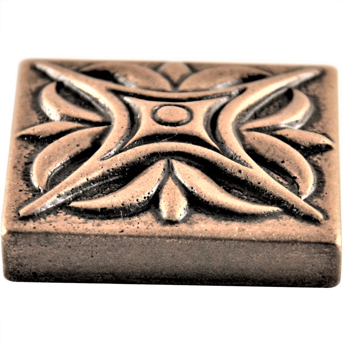 MidWest Star Metal Insert Tile Bronze 2x2 ( PACK OF 8 PIECE )