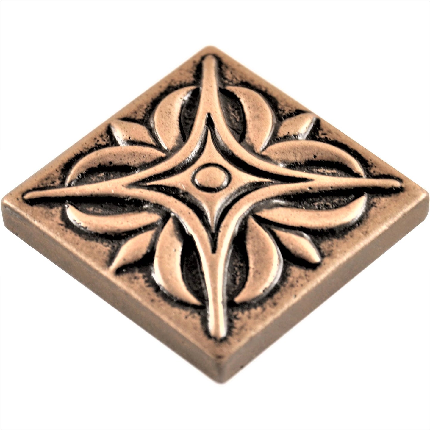 MidWest Star Metal Insert Tile Bronze 2x2 ( PACK OF 8 PIECE )