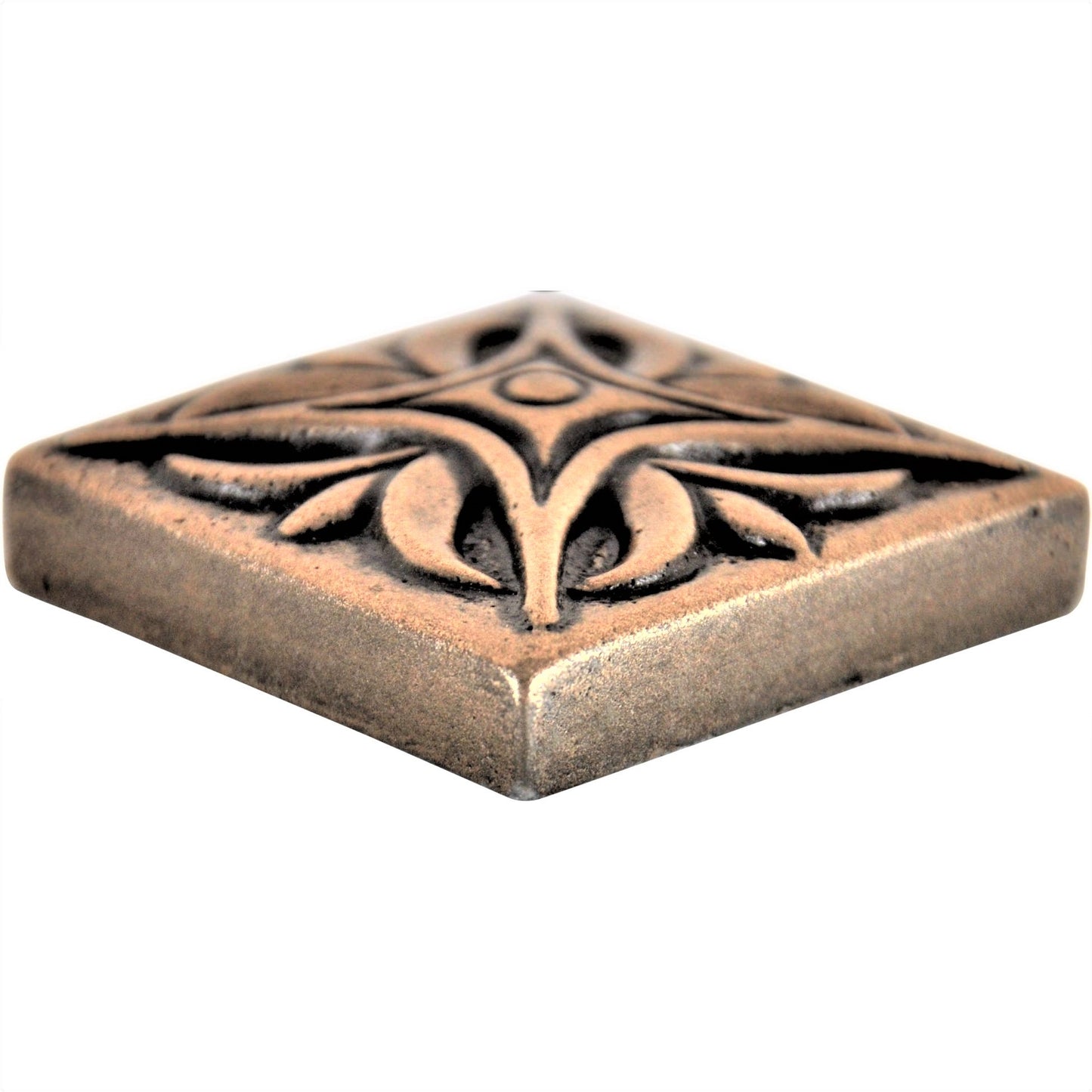 MidWest Star Metal Insert Tile Bronze 2x2 ( PACK OF 8 PIECE )