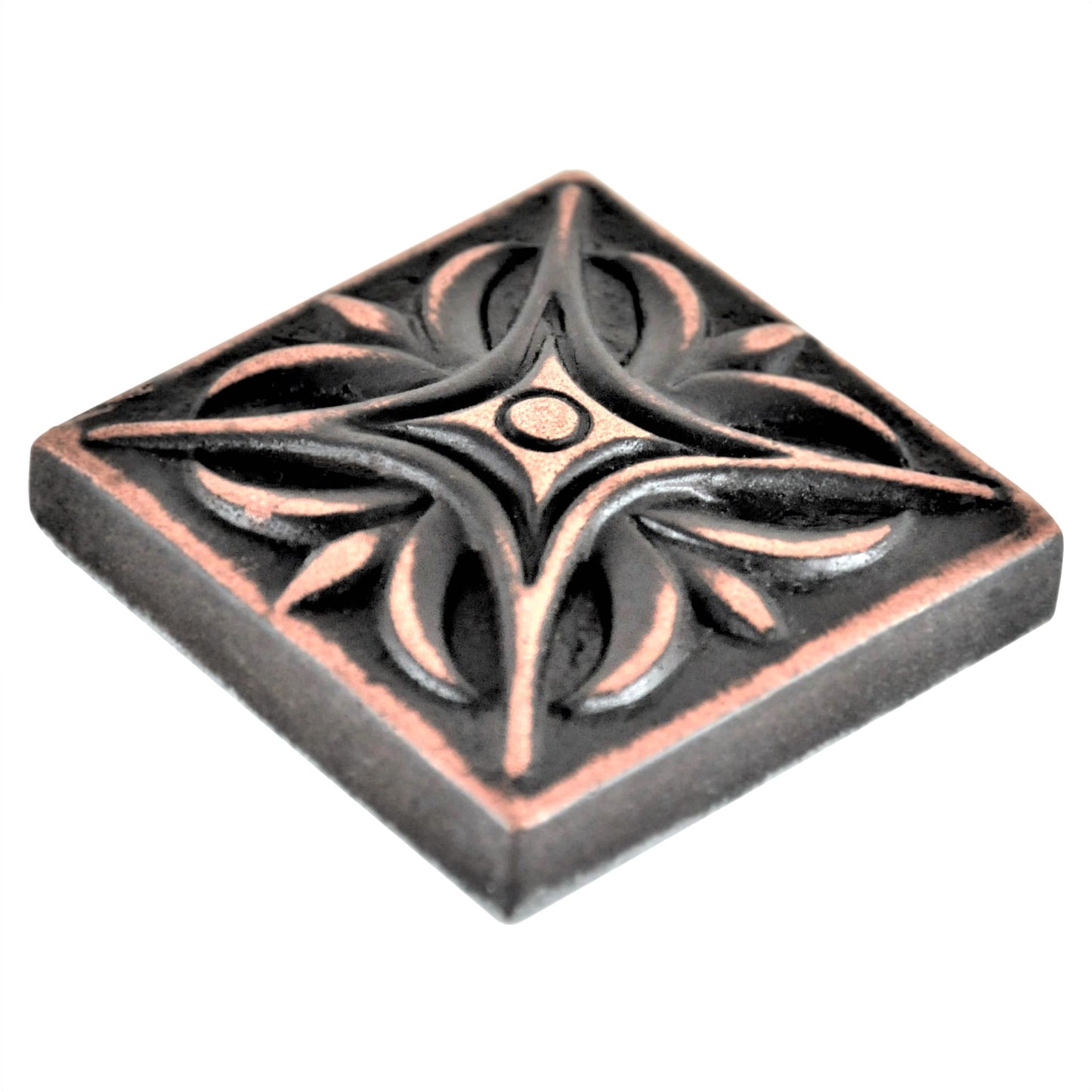 MidWest Star Metal Insert Tile Oil Rubbed Bronze 2x2 ( PACK OF 8 PIECE )