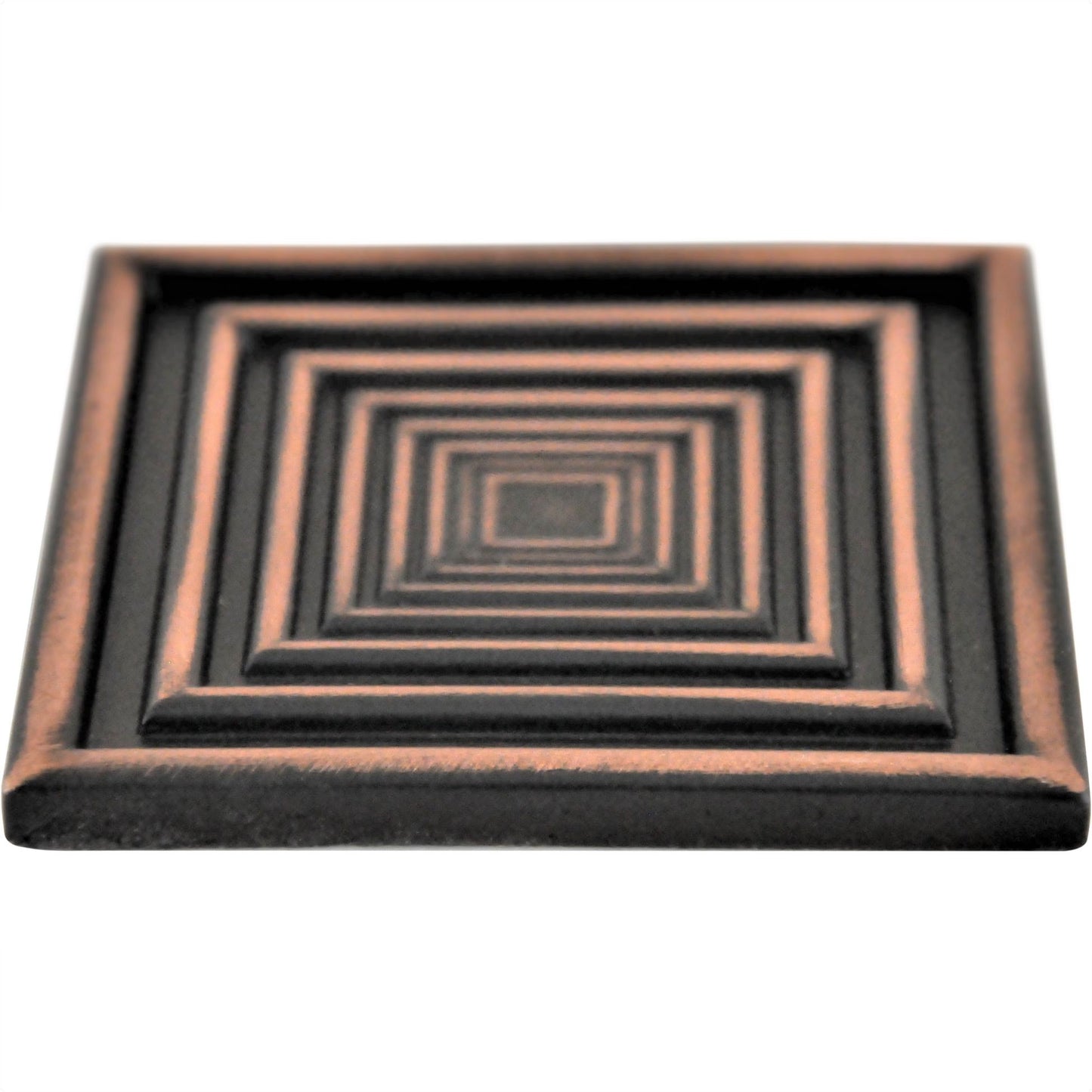 Focus Metal Insert Tile Oil Rubbed Bronze 2x2 ( PACK OF 8 PIECE)