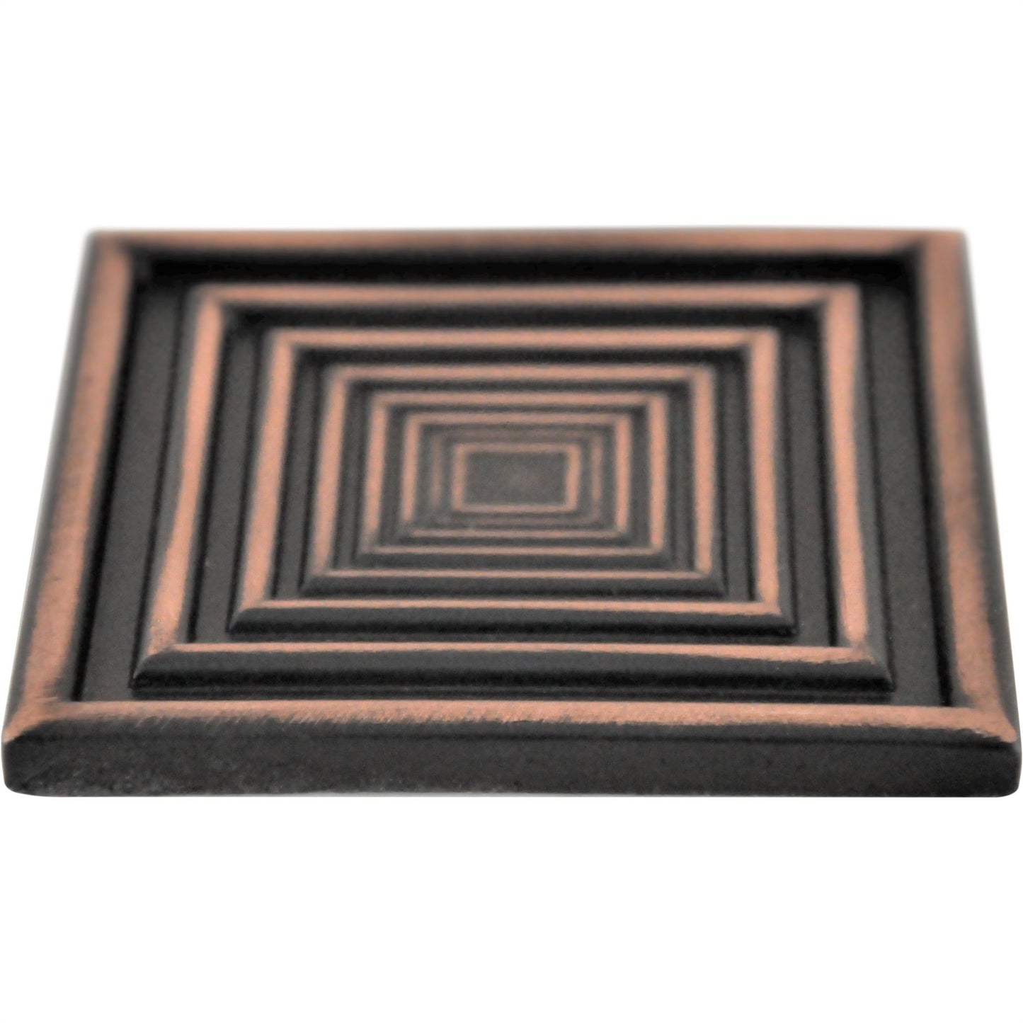 Focus Metal Insert Tile Oil Rubbed Bronze 4x4 ( PACK OF 4 PIECE)