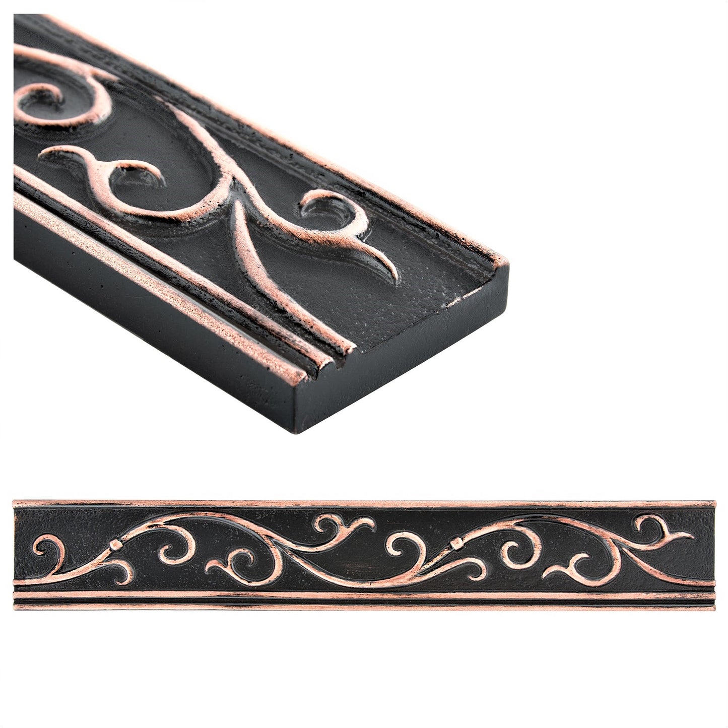 Cypress Metal Border Liner Tile Oil Rubbed Bronze 1 3/4 x 12 ( PACK OF 5 PIECE )
