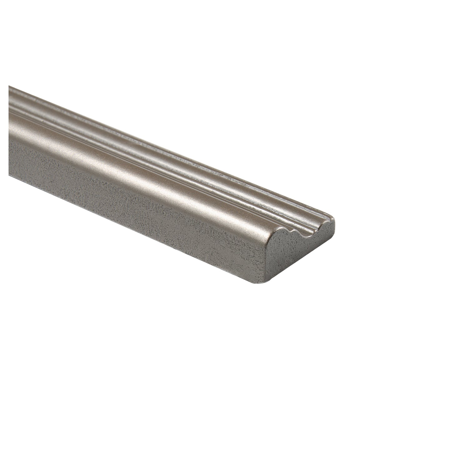 Trendy Metal Decorative Chair Rail Accent Tile Brushed Nickel 2"x12" ( 5 Linear Foot )