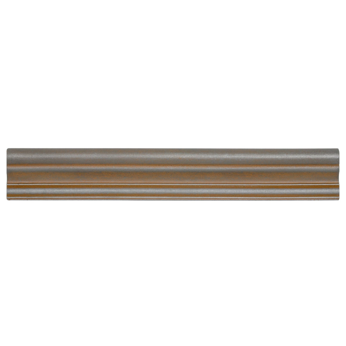 Trendy Metal Decorative Chair Rail Accent Tile Matt Iron Rust 2"x12" ( 5 Linear Foot )