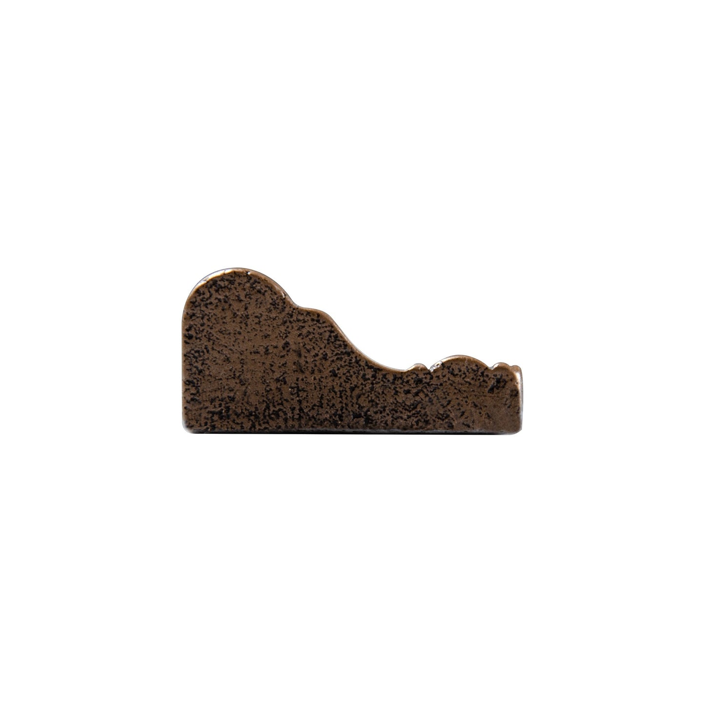 Trendy Metal Decorative Chair Rail Accent Tile Matt Iron Rust 2"x12" ( 5 Linear Foot )