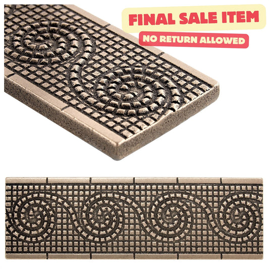 Wave Border Tile Trim Bronze 2x6 ( PACK OF 5 PIECE )