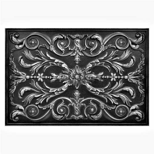 Backsplash Tile for Kitchen and Fireplace Viola 12" x 18" Metal Mural Wrought Iron