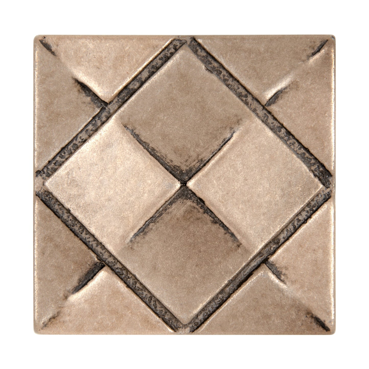 Origami Metal Insert Tile Bronze 2x2 ( PACK OF 8 PIECE )