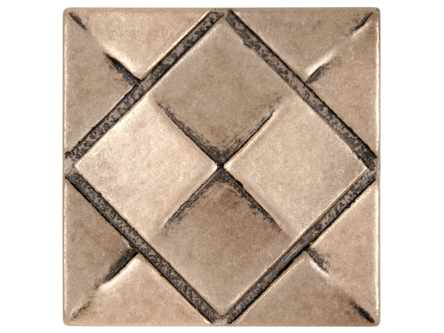 Origami Metal Insert Tile Bronze 2x2 ( PACK OF 8 PIECE )