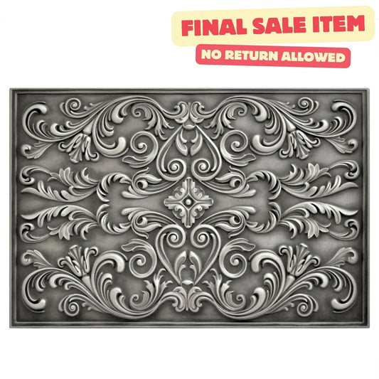 Backsplash Tile for Kitchen and Fireplace Cypress 16" x 24" Pewter