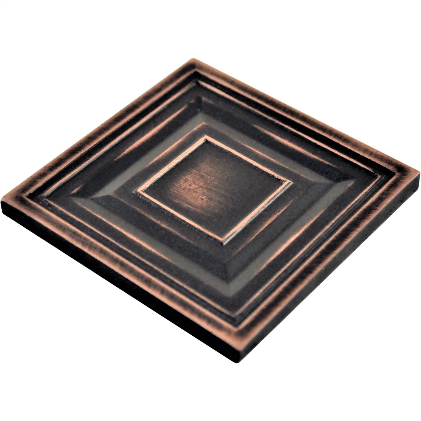 Custom Metal Insert Tile Oil Rubbed Bronze 2x2 ( PACK OF 8 PIECE )