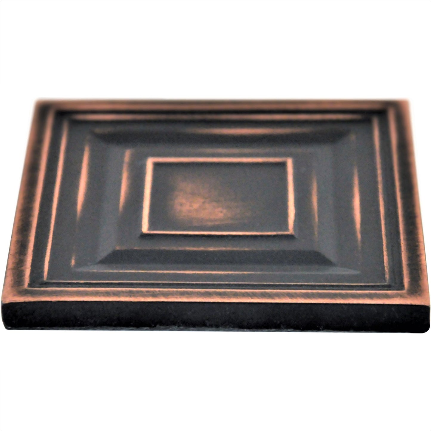 Custom Metal Insert Tile Oil Rubbed Bronze 2x2 ( PACK OF 8 PIECE )