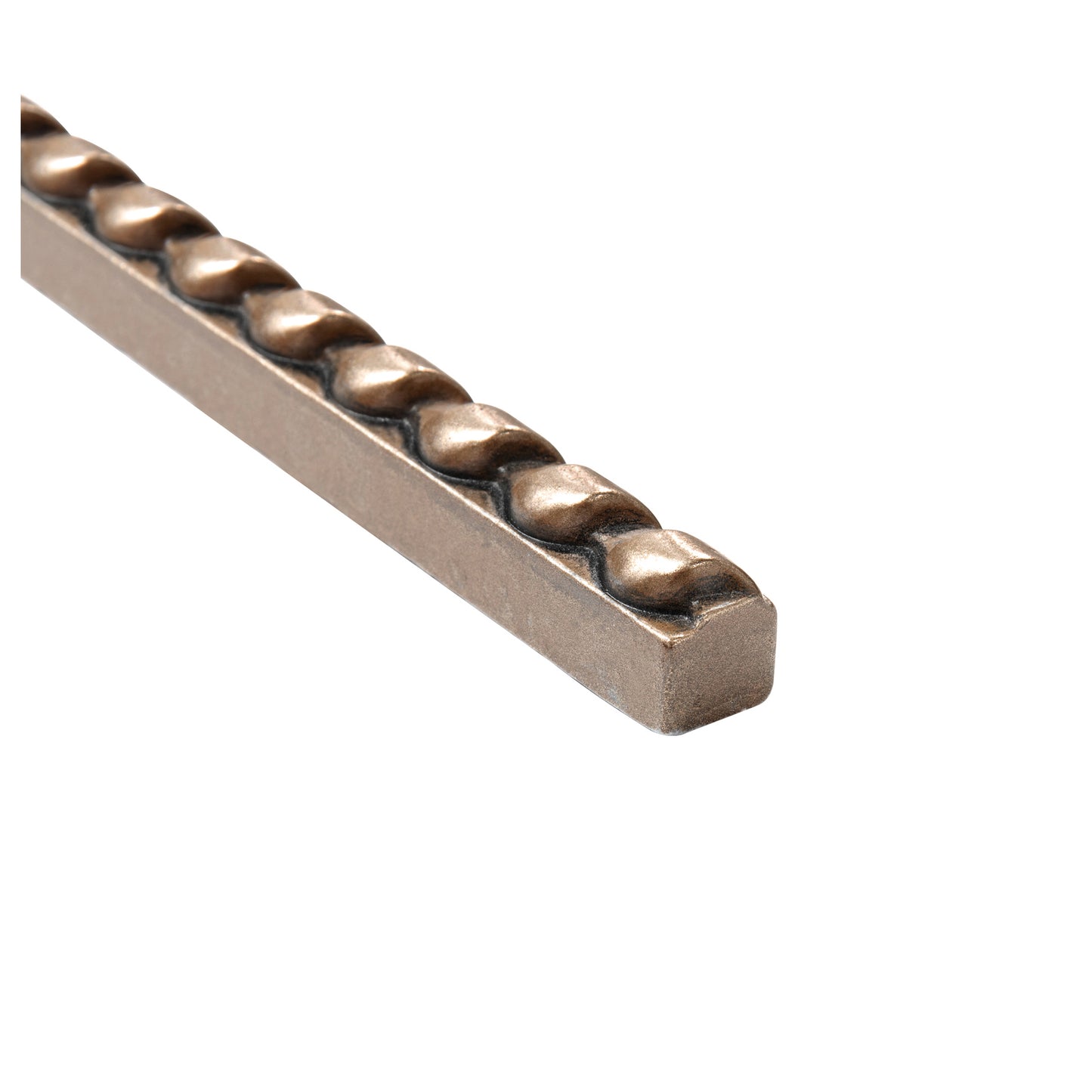 Rope Decorative Liner Bronze Nickel Tile Trim 1/2 x 12 ( PACK OF 5 PIECE )
