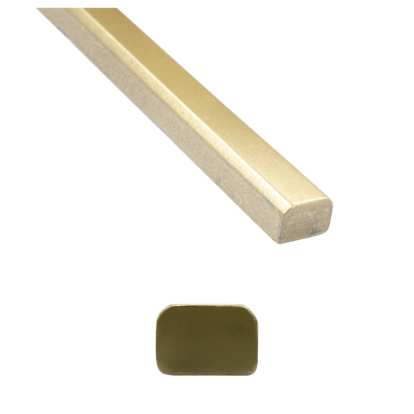 Liso Decorative Liner Brass Gold Tile Trim 5/8 x 12 ( PACK OF 5 PIECE )