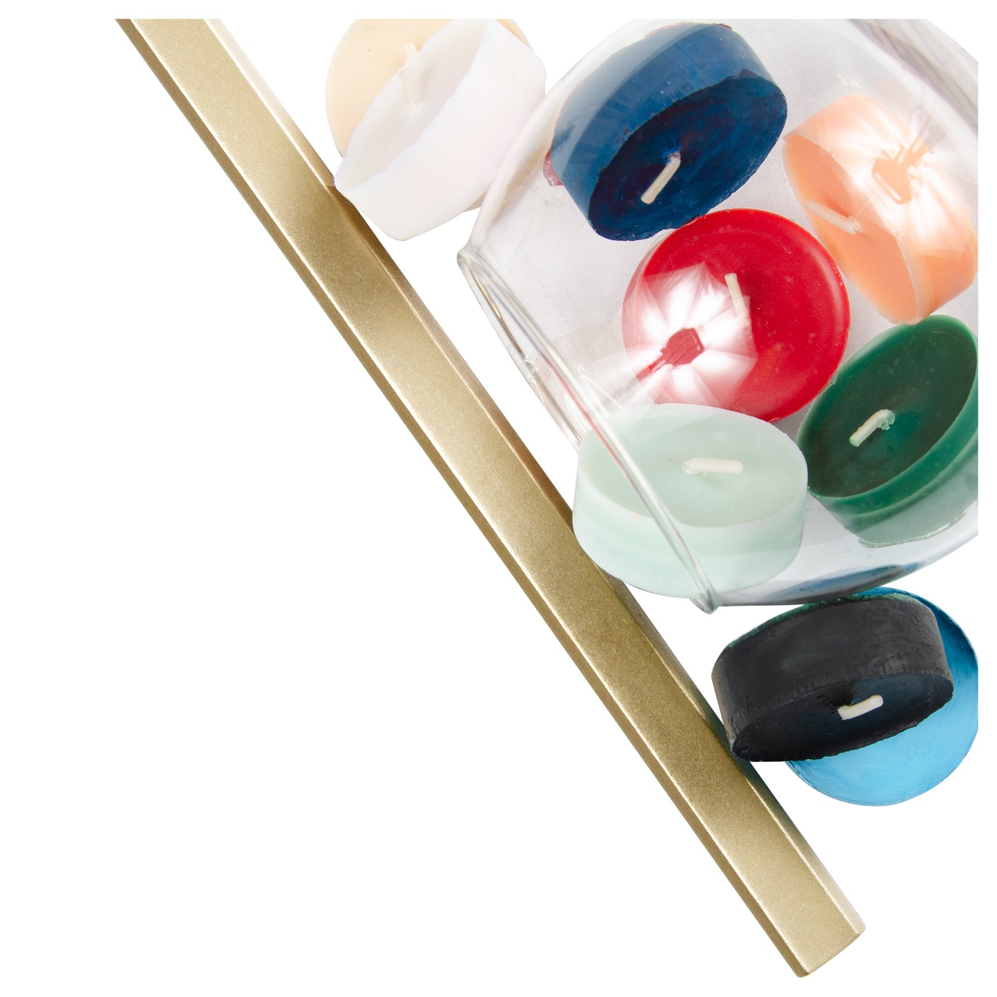 Liso Decorative Liner Brass Gold Tile Trim 5/8 x 12 ( PACK OF 5 PIECE )