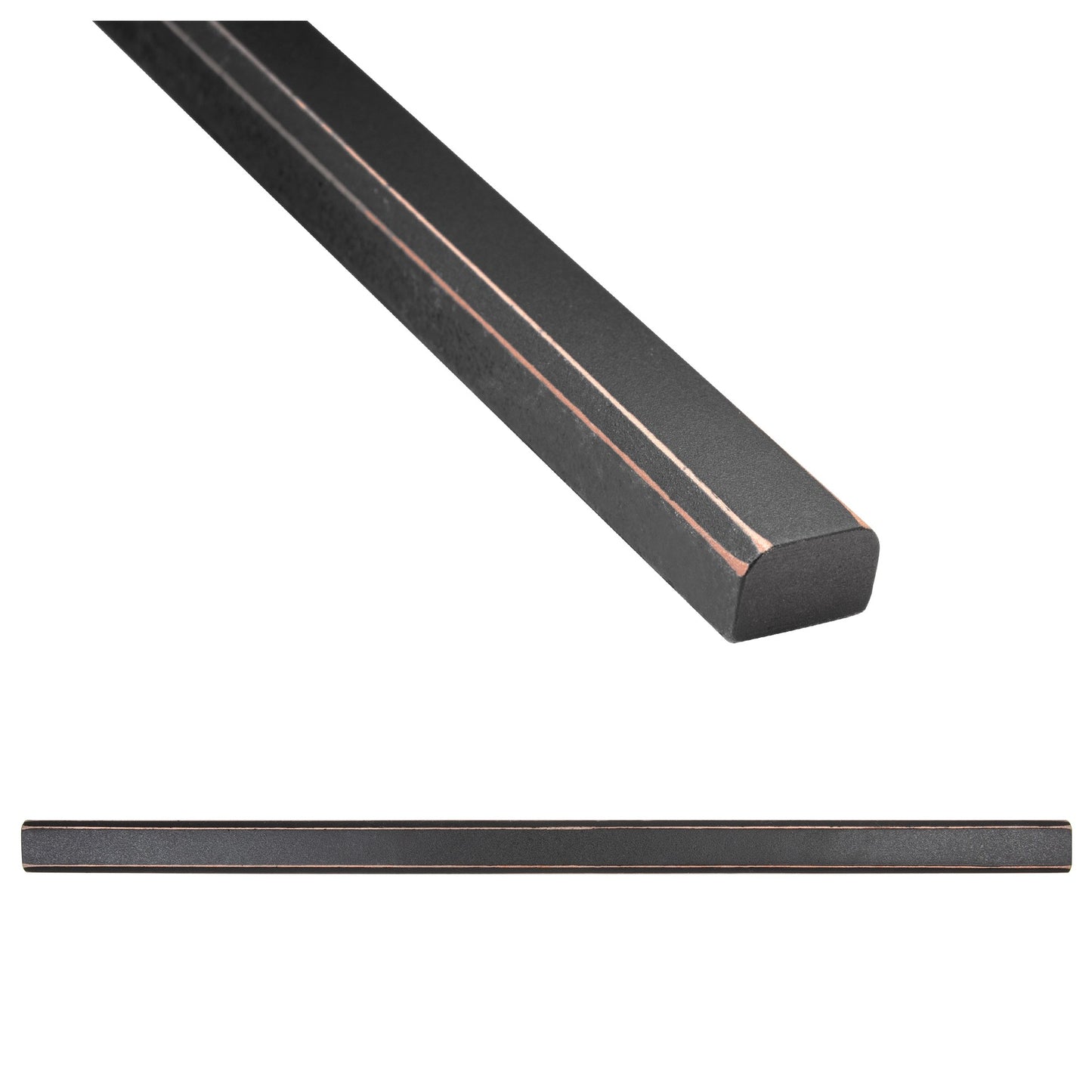Liso Decorative Liner Oil Rubbed Bronze Tile Trim 5/8 x 12 ( PACK OF 5 PIECE )