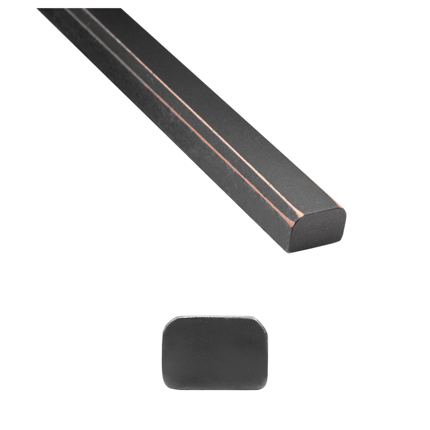 Liso Decorative Liner Oil Rubbed Bronze Tile Trim 5/8 x 12 ( PACK OF 5 PIECE )