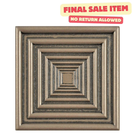 Focus  Metal  Insert Tile Bronze 4x4 ( PACK OF 4 PIECE)