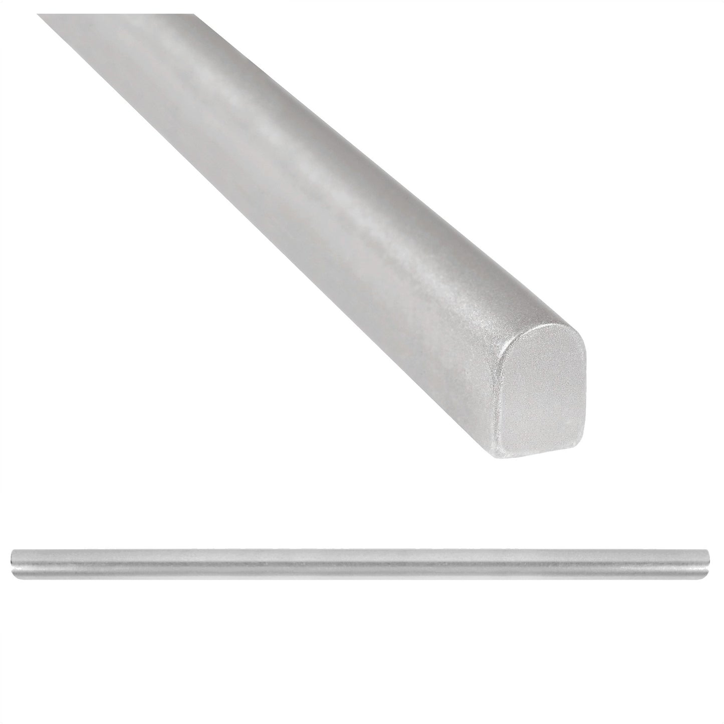 Trendy Bullnose Tile Wall Trim, 3/4 x 12"  Tile Edge Decorative High  Pencil  Liner, Brushed Nickel, Pack of 5