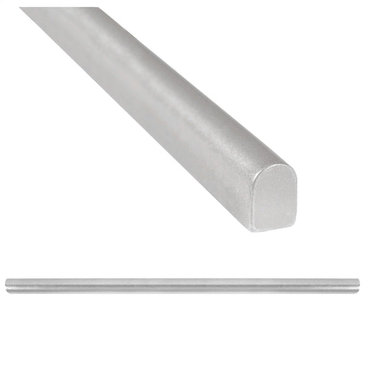 Trendy Bullnose Tile Wall Trim, 3/4 x 12"  Tile Edge Decorative High  Pencil  Liner, Brushed Nickel, Pack of 5